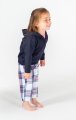Baby Pyjama broekje Larkwood LW083 wit-roze